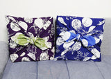 Choju Giga 鳥獣戯画 - Polka dots / Purple x Yellow-green B  水玉／紫×黄緑Ｂ    - Double-sided furoshiki (wrapping cloth) - Furoshiki (Japanese Wrapping Cloth)　105 x 105 cm 　　