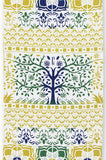 JIKAN STYLE (Kenema)  12119  [Arabesque tiles/The Cycle of Trees] 【アラベスクタイル/樹木の巡り】 -  (The dyed Tenugui)