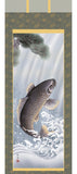 Sankoh Kakejiku - 25F4-032  Oonobori goi (Rising Carp) - Free Shipping　　　