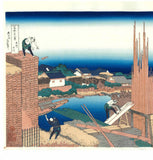 Katsushika Hokusai - #05 - Honjo Tatekawa (Honjo Tatekawa, the timberyard at Honjo) 本所立川  - Free Shipping