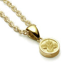 Saito - Family Crest Pendant top - Mini, 18K Gold