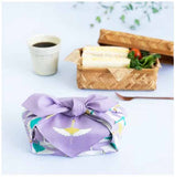 Himemusubi - Turu  (crane)  鶴   Lavender  20552-109  - Furoshiki   50 x 50 cm