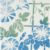 JIKAN STYLE (Kenema)  - 50315  Morning glory dew  朝顔の露  -  (The dyed Tenugui)