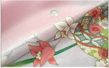 Chirimen Sansaku Furoshiki 100% silk  - Mari ni Hana  まりに花  - Furoshiki (Japanese Wrapping Cloth)　68 x 68 cm 正絹さざ波ちりめん友仙ふろしき　