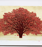 Namiki Hajime 並木一 -  Tree Scene 148　(ED200) -  Free Shipping