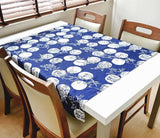 Choju Giga 鳥獣戯画 - Blue x Light blue A  水玉／青×水色Ａ    - Double-sided furoshiki (wrapping cloth) - Furoshiki (Japanese Wrapping Cloth)　105 x 105 cm 　　