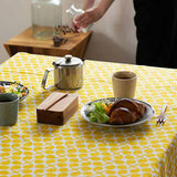 Isamonyou -  Double-Sided Dyeing 　New buds 　Yellow/Light Green  　100 伊砂文様 両面 新芽 キイロ/ライトグリーン　20478-340 - Furoshiki (Japanese Wrapping Cloth)