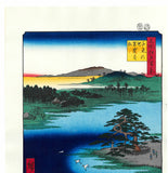 Utagawa Hiroshige - No.110 "Robe-Hanging Pine" at Senzoku no ike - One hundred Famous View of Edo - Free shipping