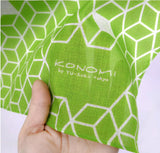 Konomi - Honeycomb Furoshiki Green    ハニカム/ライトグリーン    97X97cm  (Japanese Wrapping Cloth)