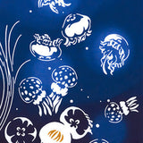Kenema  -  Natsu Kurage   夏くらげ 　(jellyfish)   (The dyed Tenugui)