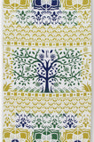 JIKAN STYLE (Kenema)  12119  [Arabesque tiles/The Cycle of Trees] 【アラベスクタイル/樹木の巡り】 -  (The dyed Tenugui)