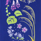 Kenema  -  Yoruni Tsuki to Usagi to   夜に月と兎と    (The dyed Tenugui)