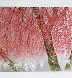 Namiki Hajime 並木一 - Weeping cherry blossoms 29 枝垂桜　 (ED200) -  Free Shipping