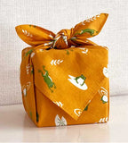 Seiran -  Frog 青嵐 綿 小 風呂敷 約48cm【かえる】MA1011  - Furoshiki (Japanese Wrapping Cloth)  48 x 48 cm