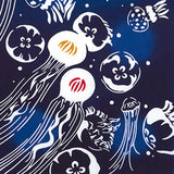 Kenema  -  Natsu Kurage   夏くらげ 　(jellyfish)   (The dyed Tenugui)