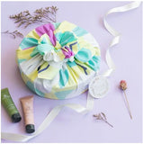 Himemusubi - Tubaki  (camellia)  椿   Light Yellow 20554-207 - Furoshiki   70 x 70 cm