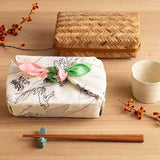 Cho Jyu Jinbutsu Giga Emaki (Choju Jinbutsu Giga Picture Scroll)  鳥獣人物戯画 絵巻 グリーン ピンク  20832-101 - Furoshiki 50 x 50 cm