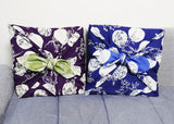 Choju Giga 鳥獣戯画 - Blue x Light blue A  水玉／青×水色Ａ    - Double-sided furoshiki (wrapping cloth) - Furoshiki (Japanese Wrapping Cloth)　105 x 105 cm 　　