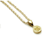 Saito - Family Crest Pendant top - Mini, 18K Gold