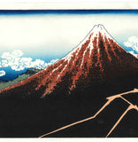 Katsushika Hokusai - #32 Sanka Haku U (Kaminari Fuji) Unsodo Edition - Free Shipping