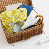 Isamonyou -  Double-Sided Dyeing Pine  (松)  Yellow/Gray     70 伊砂文様 両面 松 キイロ／グレー  20477-202　- Furoshiki (Japanese Wrapping Cloth)