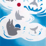 JIKAN STYLE (Kenema)  -  50318  Dolphin show  イルカショー  -  (The dyed Tenugui)