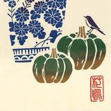 JIKAN STYLE (Kenema)  - 50324　The charm of the harvest    実りの趣き   -  (The dyed Tenugui)