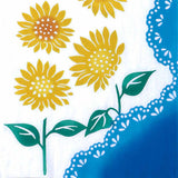 Kenema  -  50289  Beloved Sunflower　最愛のひまわり　 Japanese Tradition Cotton Towel (The dyed Tenugui)