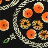 Kenema  - 50298   Mandarin oranges　お蜜柑　  (The dyed Tenugui)