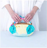 Himemusubi - Botan  (peony)  牡丹 Turquoise Pink   20552-110   - Furoshiki   50 x 50 cm