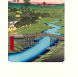 Utagawa Hiroshige - No.022 Hiroo on Furukawa River  広尾ふる川  - One hundred Famous View of Edo - Free Shipping