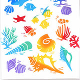 Kenema - Undersea Aquarium　海底水族館  (The dyed Tenugui) - Japanese traditional Tenugui
