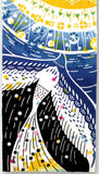 JIKAN STYLE (Kenema)  -  12133　Star-Chasing Bird / Chasing the Stars　星追い鳥/星を追って  -  (The dyed Tenugui)