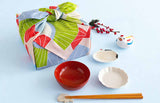 Himemusubi - Fan (pink) 扇子 ピンク   - Furoshiki   70 x 70 cm
