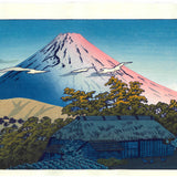 Kasamatsu Shiro - #27 Hakone Ubako no Asa  (Morning at Ubako,Hakone first print) - Free Shipping
