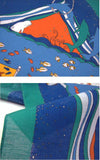 Asayama Misato - Aquarium   水族館   75 x 75 cm Furoshiki (Japanese Wrapping Cloth)