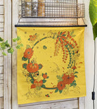 Choju Giga 鳥獣戯画 -  Kishōhanagoyomi  吉祥花暦  - Furoshiki (Japanese Wrapping Cloth)　50 x 50 cm 　
