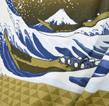 Ukiyo-e Furoshiki - Hokusai The Great Wave off Kanagawa  北斎浪97  -  Furoshiki (Japanese Wrapping Cloth)　97 x 97 cm 　　