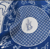 Choju Giga 鳥獣戯画 -Giga kan 戯画環  Furoshiki (wrapping cloth) - Furoshiki (Japanese Wrapping Cloth)　97 x 97 cm 　　