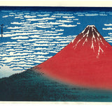 Katsushika Hokusai - #33 Aka Fuji(Red Fuji) Unsodo Edition - Free Shipping