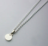 Saito -   Silver 950 Family Crest Pendant top (Mini) with Chain (40 cm 15.748 ")