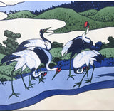 Ukiyo-e Furoshiki - Hokusai  Sagami Province Umezawa Left 97   相州梅澤左97  -  Furoshiki (Japanese Wrapping Cloth)　97 x 97 cm 　　