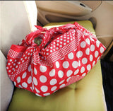 Konomi - Polka-Dot Furoshiki-RED  ポルカドット　レッド　 (Japanese Wrapping Cloth) 97X97cm