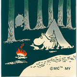 Kenema - Moomin Characters series -  Snufkin & Camp  スナフキン & キャンプ   (The dyed Tenugui)