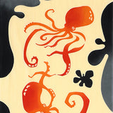 Kenema  - 50293　To cover in smoke   けむにまく (Kemu ni maku)　  Japanese Traditional Cotton Towel (The dyed Tenugui)