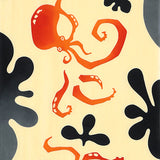 Kenema  - 50293　To cover in smoke   けむにまく (Kemu ni maku)　  Japanese Traditional Cotton Towel (The dyed Tenugui)