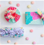 Himemusubi - Turu  (crane)  鶴   Lavender  20552-109  - Furoshiki   50 x 50 cm