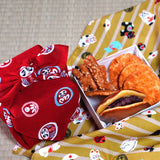 Seiran - Daruma 青嵐 綿風呂敷 約70cm 【だるま】MA2007  (Japanese Wrapping Cloth)  70 x 70 cm