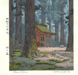 Yoshida Toshi - #014102  Kami no mori (The forest of God)  (Sacred Grove) - Free Shipping