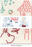 Kenema - Moomin Characters series -  Moominmama & graffiti  ムーミンママ&落書き  (The dyed Tenugui)